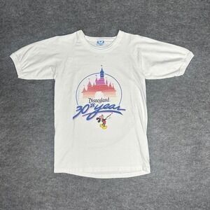 Vintage Disneyland 30th Year Mickey Mouse Graphic T Shirt Medium
